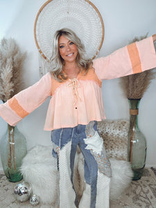 You're A Peach Kimono Top