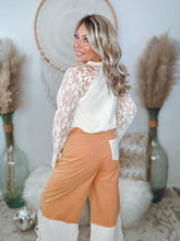 Load image into Gallery viewer, Step Into Spring Contrast Pants-Apricot
