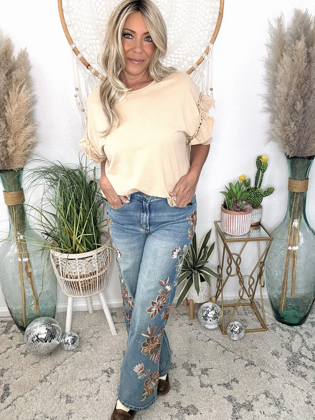 Wild Cat Studded Tee