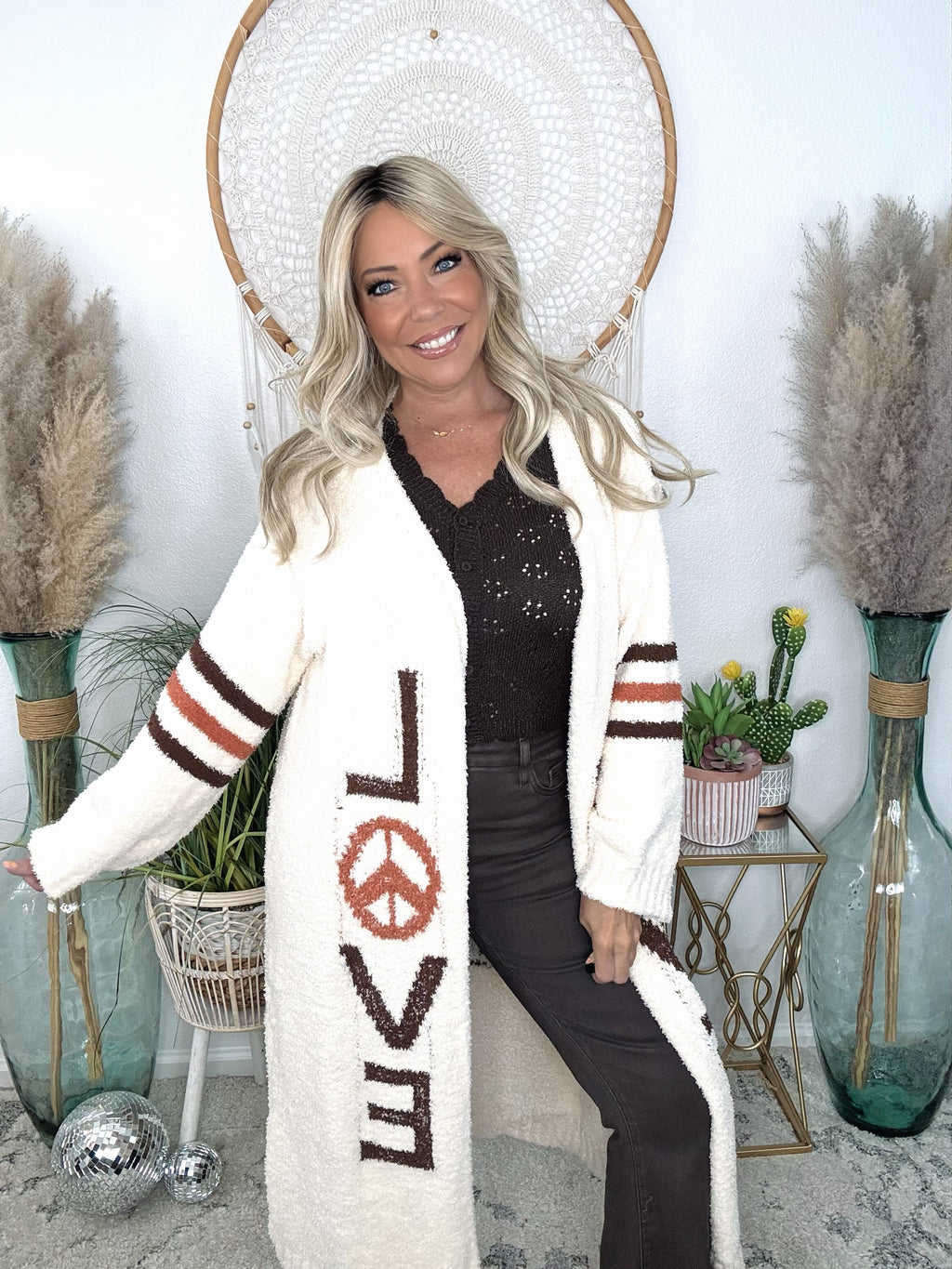 Soulhug Popcorn Knit Cardigan