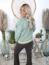 Load image into Gallery viewer, Apres Hour Retro Sweater-Alpine Green
