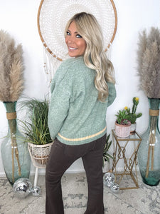 Apres Hour Retro Sweater-Alpine Green
