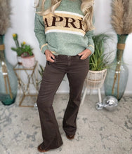 Load image into Gallery viewer, Chestnut Groove Flare Jeans
