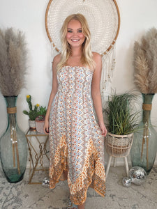 Boho Sunrise Maxi Dress