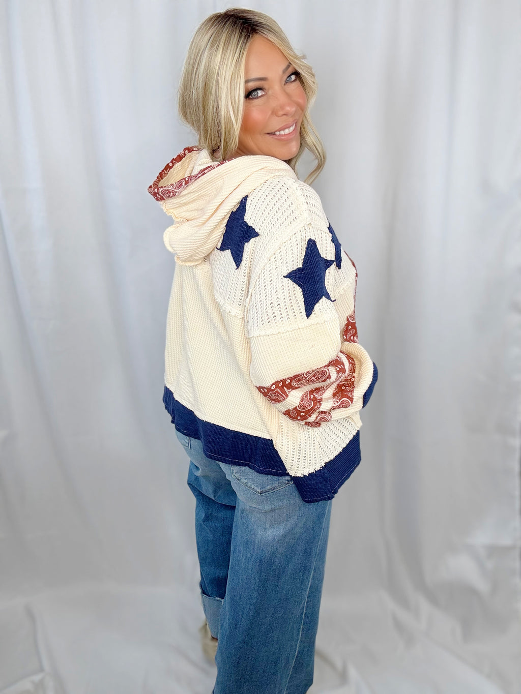 Freedom Stitch Thermal Hoodie