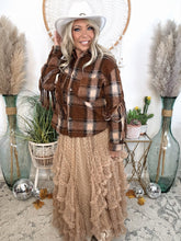 Load image into Gallery viewer, Western Whimsy Plaid Jacket

