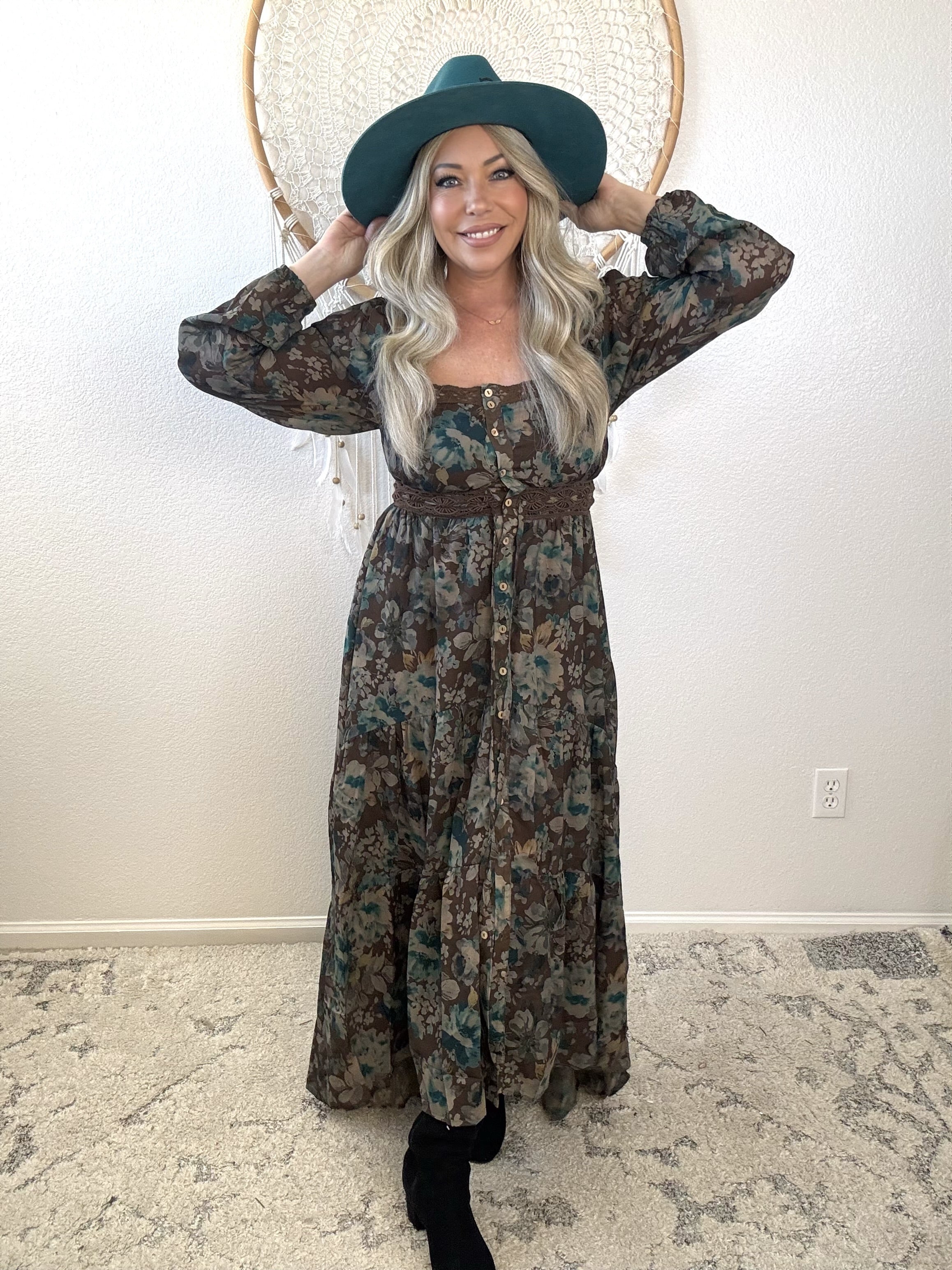 Winter Gypsy Maxi Dress