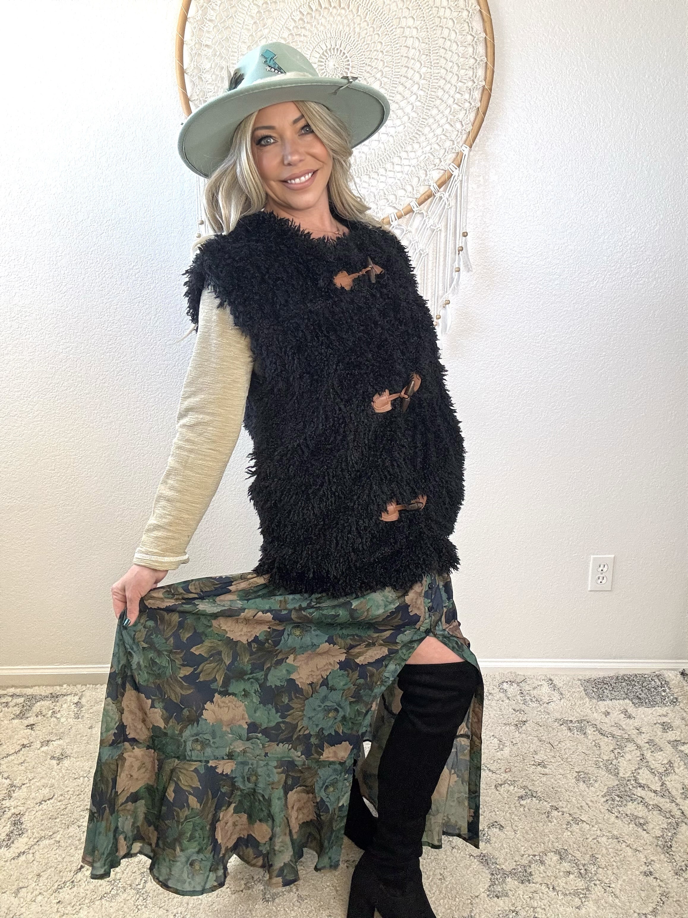 Moonshadow Faux Fur Vest