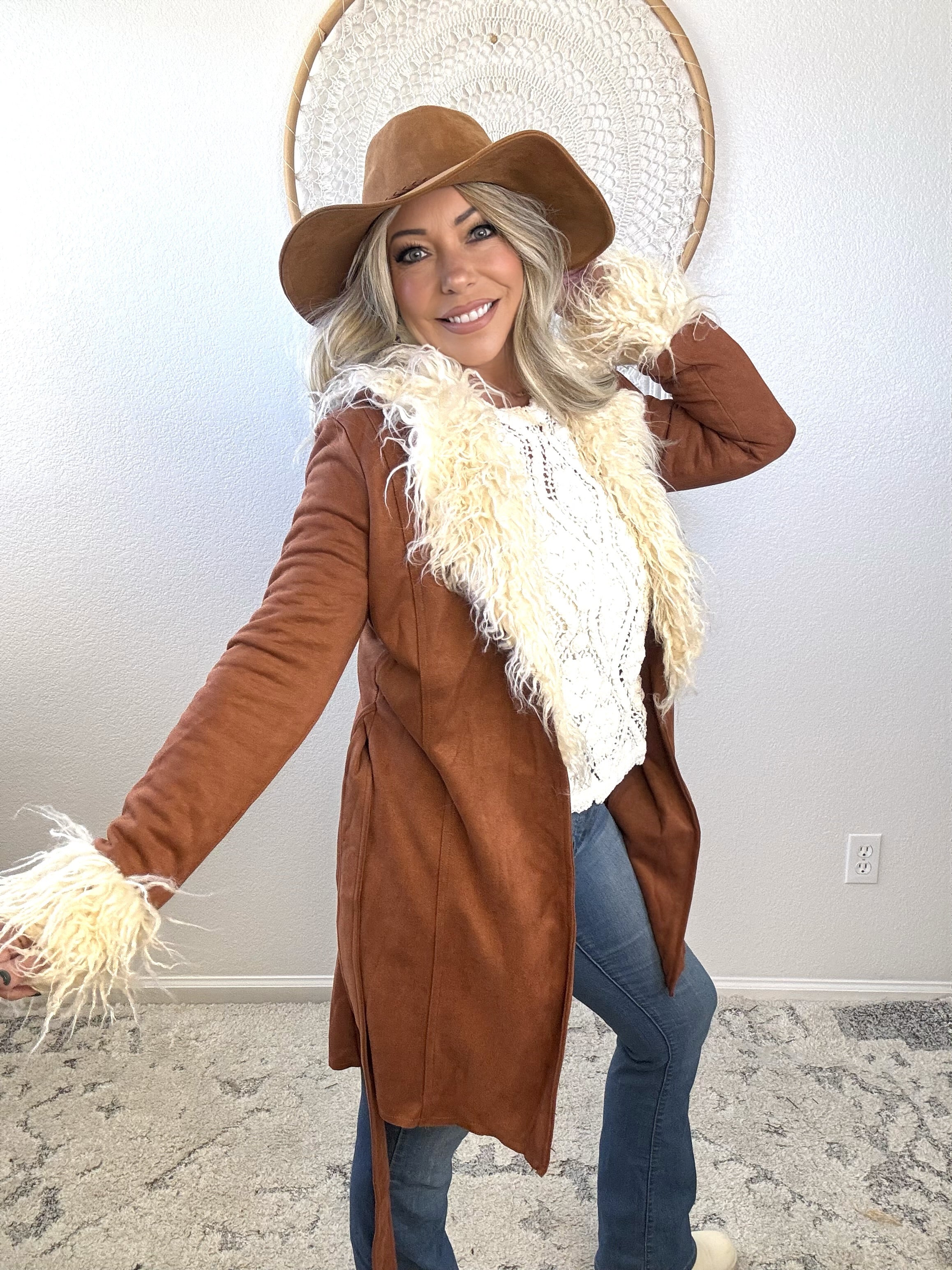 Winter Nomad Fur Collar Coat