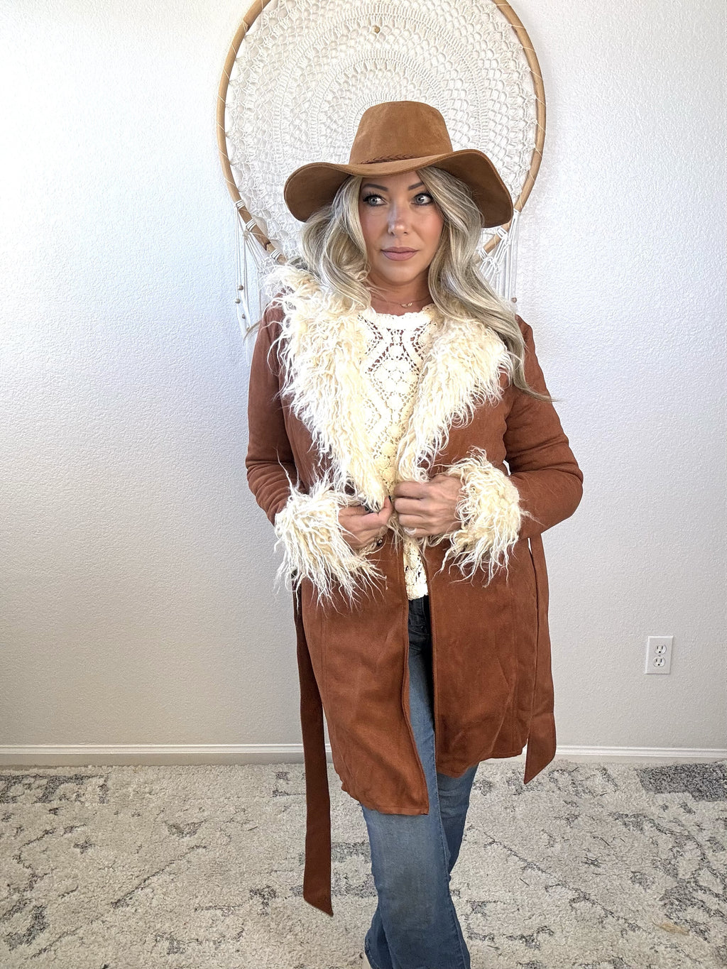 Winter Nomad Fur Collar Coat