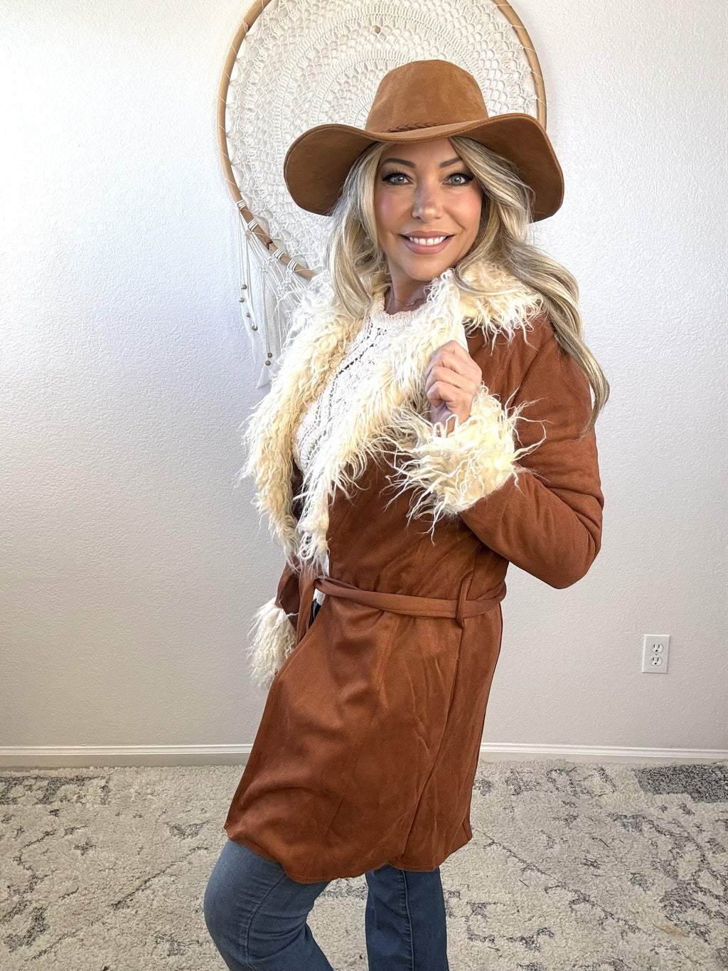 Winter Nomad Fur Collar Coat