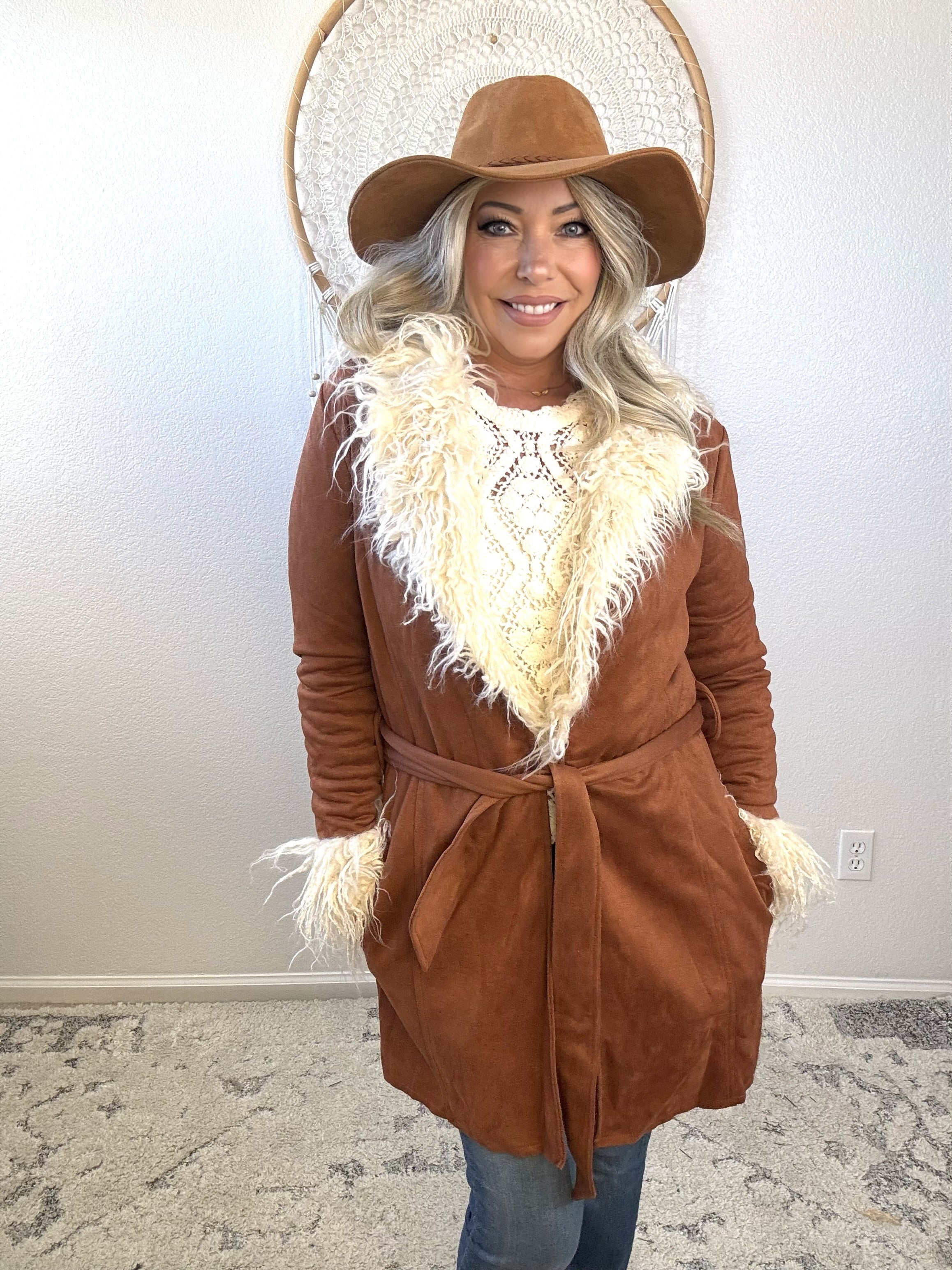 Winter Nomad Fur Collar Coat