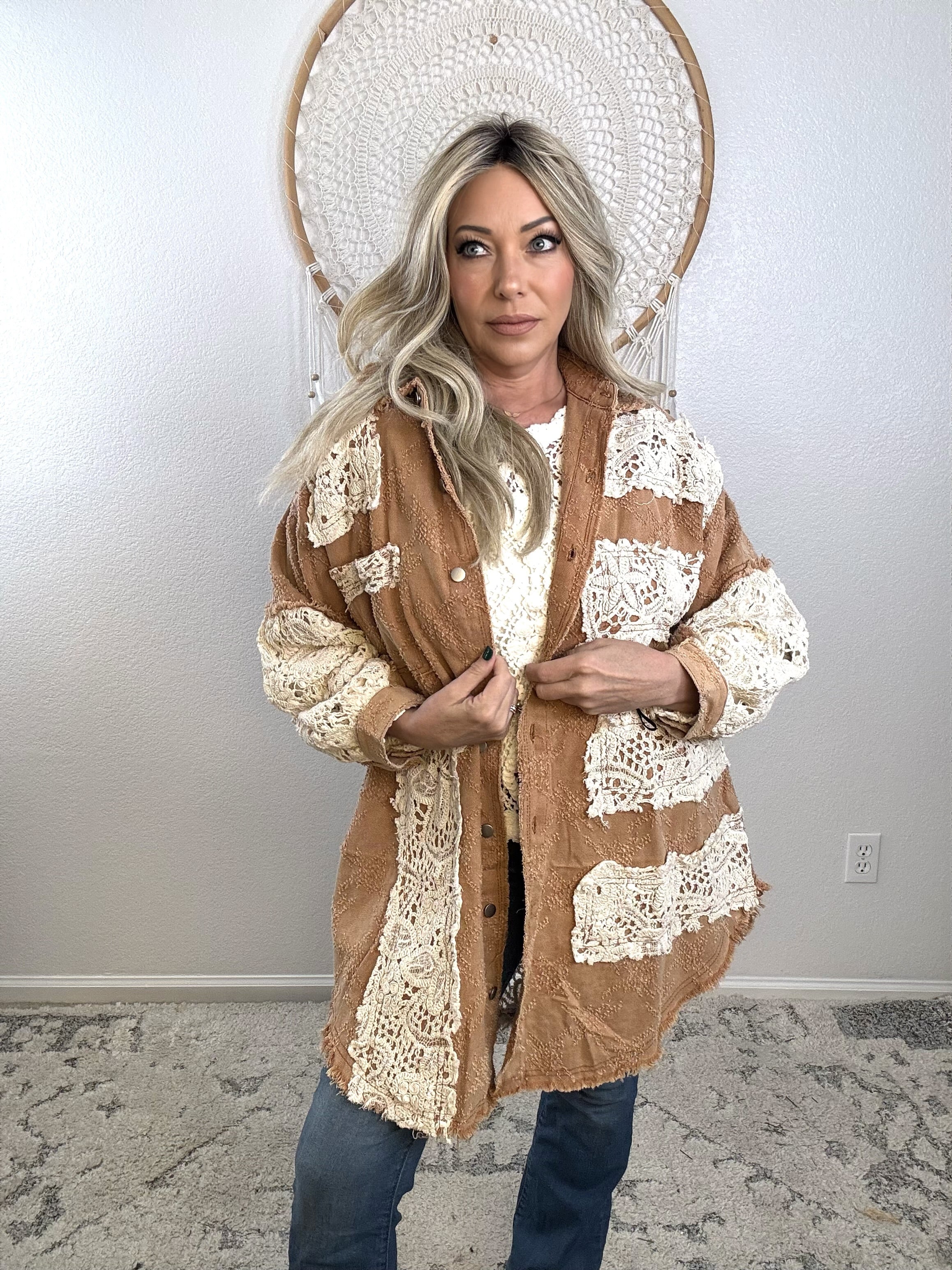 Wanderloom Crochet Shacket