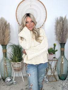 Apres Cable Luxe Sweater-Ivory