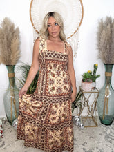 Load image into Gallery viewer, Harvest Muse Bohemian Maxi Dress
