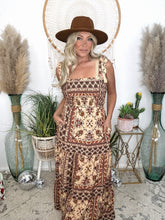 Load image into Gallery viewer, Harvest Muse Bohemian Maxi Dress
