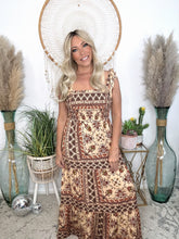Load image into Gallery viewer, Harvest Muse Bohemian Maxi Dress
