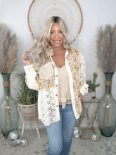 Load image into Gallery viewer, Vintage Fall Patchwork Shacket
