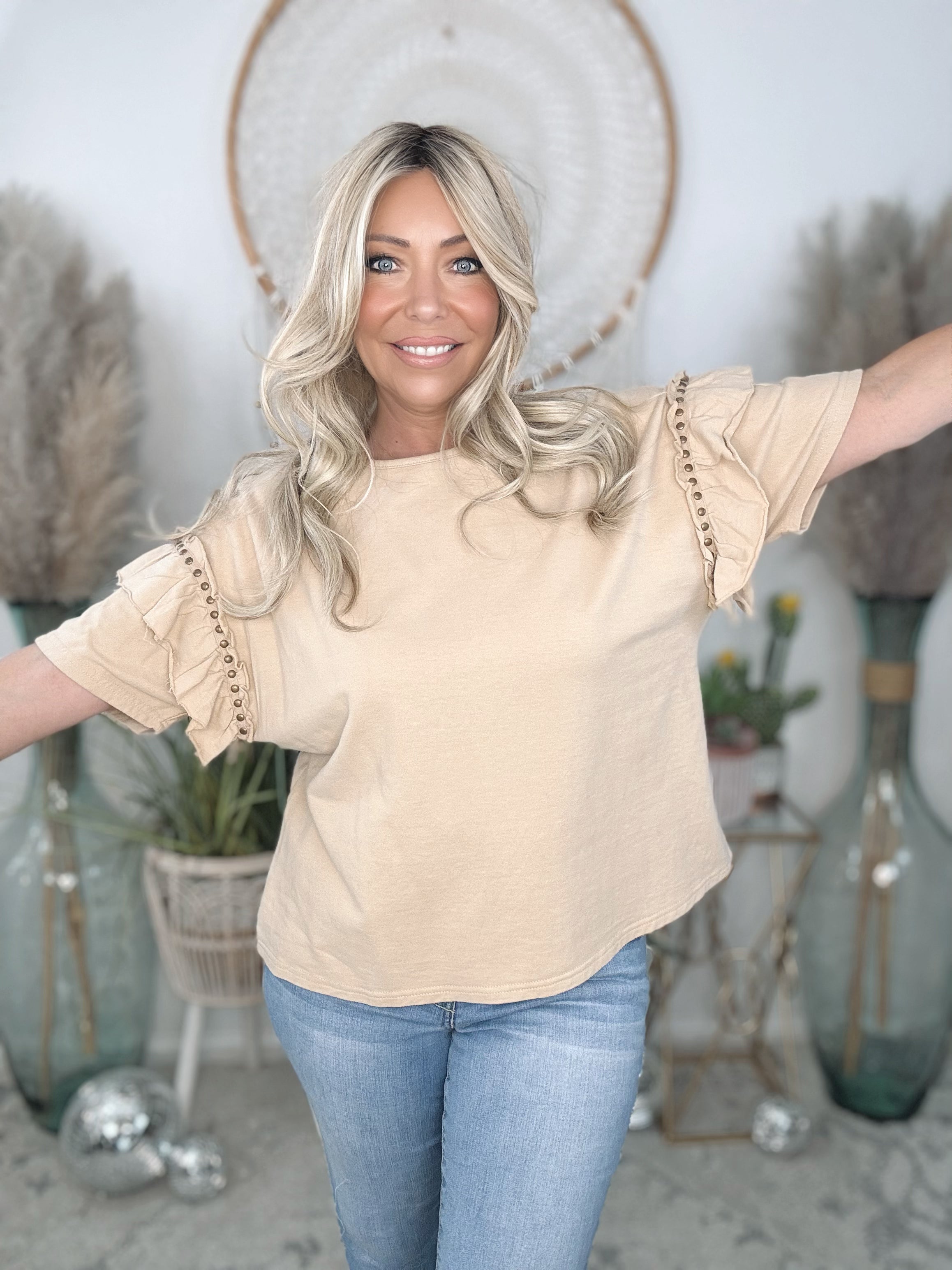 Wild Cat Studded Tee