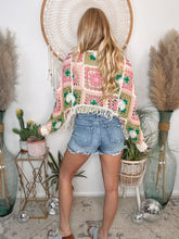 Load image into Gallery viewer, Summer Sorbet Crochet Sweater
