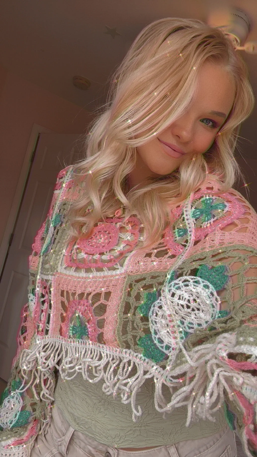 Summer Sorbet Crochet Sweater