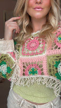 Load image into Gallery viewer, Summer Sorbet Crochet Sweater
