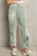 Load image into Gallery viewer, All Patched Up Acid Wash Pants
