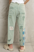 Load image into Gallery viewer, All Patched Up Acid Wash Pants
