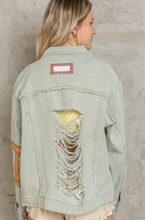 Load image into Gallery viewer, Perfect In Patchwork Distressed Jacket
