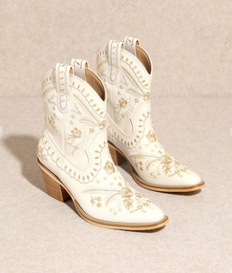 Houston Embroidered Cowgirl Boots
