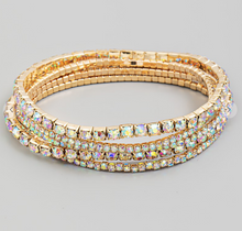 Load image into Gallery viewer, Get Your Bling On Multi-Strand Bracelet
