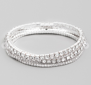 Get Your Bling On Multi-Strand Bracelet