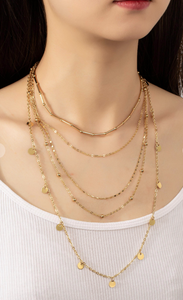 Gold Multi-strand Necklace