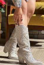 Load image into Gallery viewer, Rhinestone Cowgirl Studded Boots
