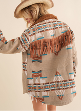 Load image into Gallery viewer, Something In The Orange Aztec Jacket
