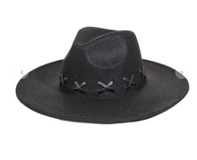 Load image into Gallery viewer, So Extra Wide Brim Hat-Black
