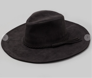 Bohemian Braided Hat-Black