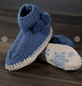 Color Me Cozy Knit Slippers