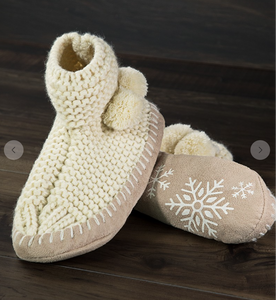 Color Me Cozy Knit Slippers