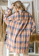 Load image into Gallery viewer, Plaid-tastic Mineral Washed Flannel Shirt

