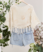 Load image into Gallery viewer, Sunshine and Sunflowers Crochet Sweater
