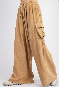 Golden Hues Cargo Pants