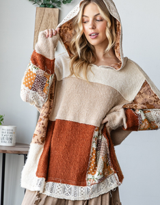 Chill Days Patchwork Pullover