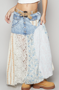 Pacific Coast Denim Maxi Skirt