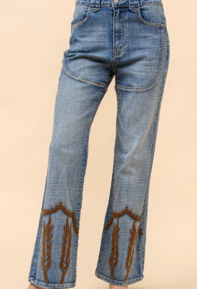 Southern Charm Embroidered Jeans
