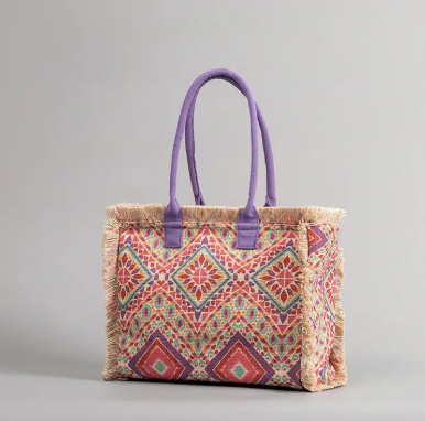 Retro Bohemian Tote Bag