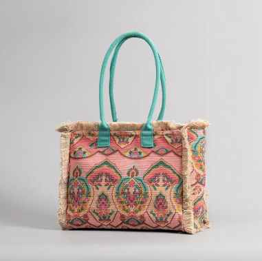 Retro Bohemian Tote Bag