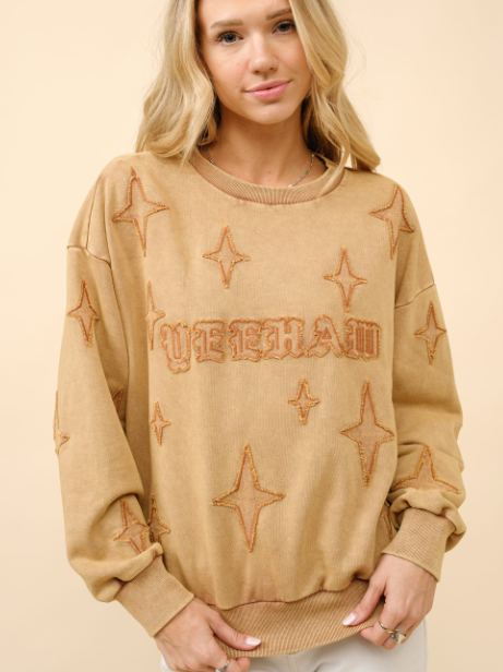 Yeehaw Acid Wash Pullover