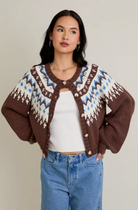 Mocha Glacier Cardigan