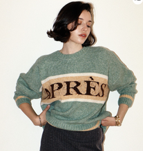 Load image into Gallery viewer, Apres Hour Retro Sweater-Alpine Green
